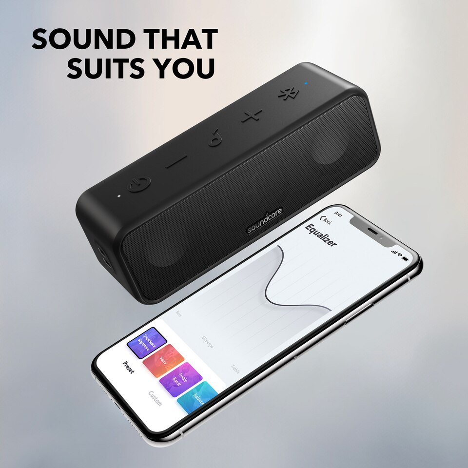 Caixa de Som Soundcore 3 Bluetooth Titanium - Imagem 2